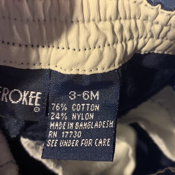 Baby Boy Cherokee Pants Dark Blue Size 3-6 Months - Picture 3 of 3